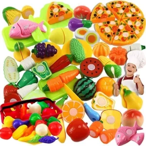 30 pcs Fruta Cortar Legumes Pizza Alimentos Infantil