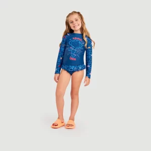 Conjunto Manga Longa Com Proteção Solar Infantil - Lilica Ripilica