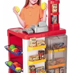 Mercadinho Infantil Magic Market - Magic Toys - Cor Vermelho