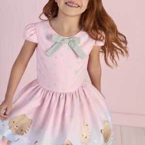VESTIDO ESTAMPA GATINHOS  - Mon Sucré