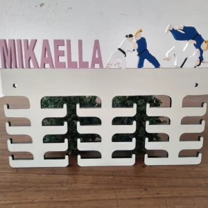 Porta Medalhas Judô - Personalizado